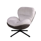 Swivel Accent Chair,Lounge Chair with Metal Base Frame,Comfy Single Leisure Sofa Chair Reading Chair with 360 Degree Swiveling