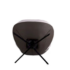 Swivel Accent Chair,Lounge Chair with Metal Base Frame,Comfy Single Leisure Sofa Chair Reading Chair with 360 Degree Swiveling