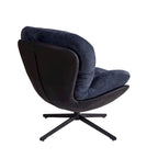 Swivel Accent Chair,Lounge Chair with Metal Base Frame,Comfy Single Leisure Sofa Chair Reading Chair with 360 Degree Swiveling