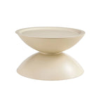 Round Storage Coffee Tables with Metal Frame (Set of 2)
