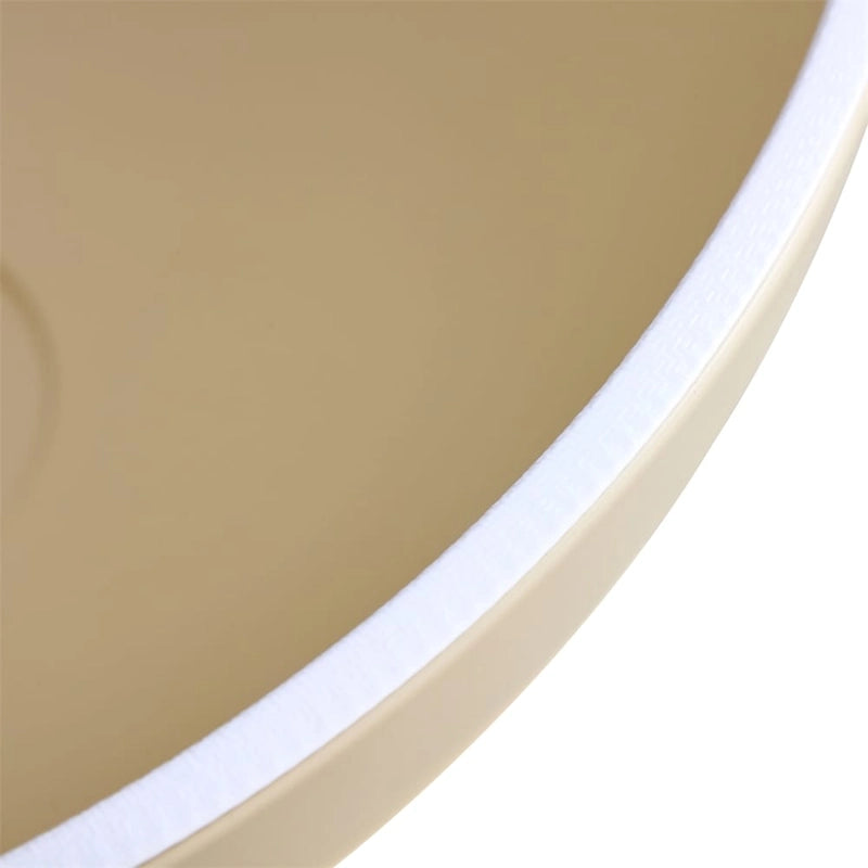 Round Storage Coffee Tables with Metal Frame (Set of 2)