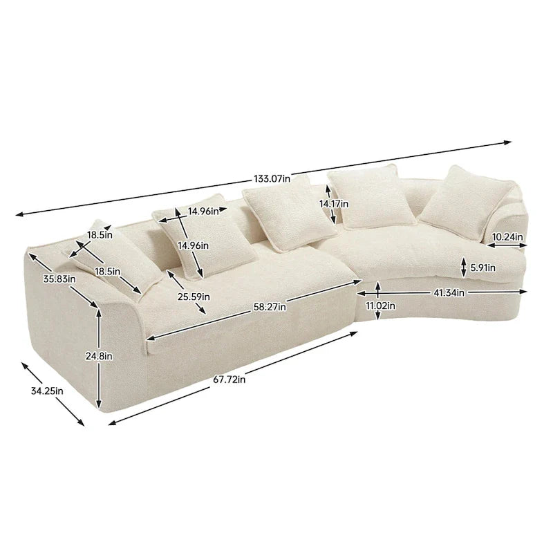 Oversized Comfy Sofa