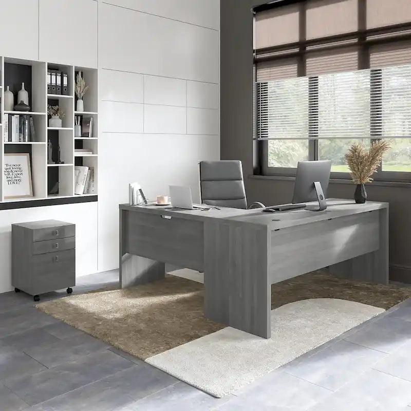 Echo 72W L Shaped Computer Desk w/ Drawers by Bush Business Furniture