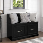 Woodland 40W Entryway Bench with Doors by Bush Furniture
