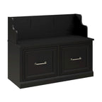 Woodland 40W Entryway Bench with Doors by Bush Furniture
