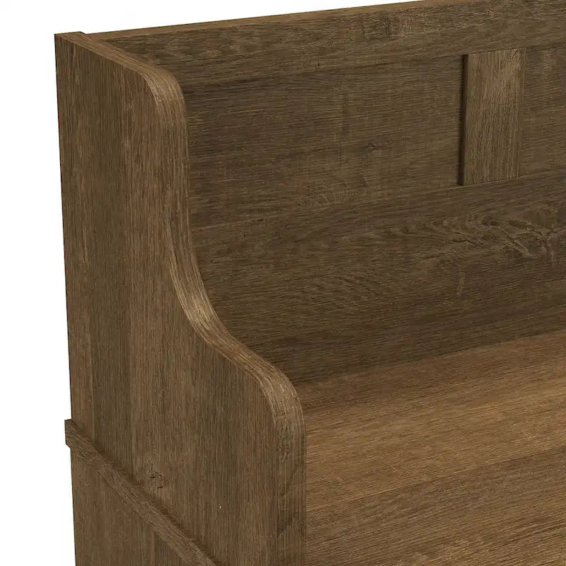 Woodland 40W Entryway Bench with Doors by Bush Furniture