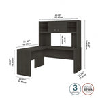 Echo L Shaped Desk with Hutch by Bush Business Furniture