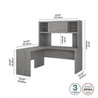 Echo L Shaped Desk with Hutch by Bush Business Furniture