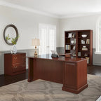 Bush Furniture Saratoga Lateral File Cabinet in Harvest Cherry
