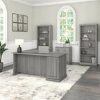 Bush Furniture Saratoga Lateral File Cabinet in Harvest Cherry