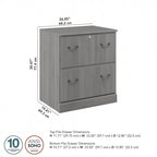 Bush Furniture Saratoga Lateral File Cabinet in Harvest Cherry