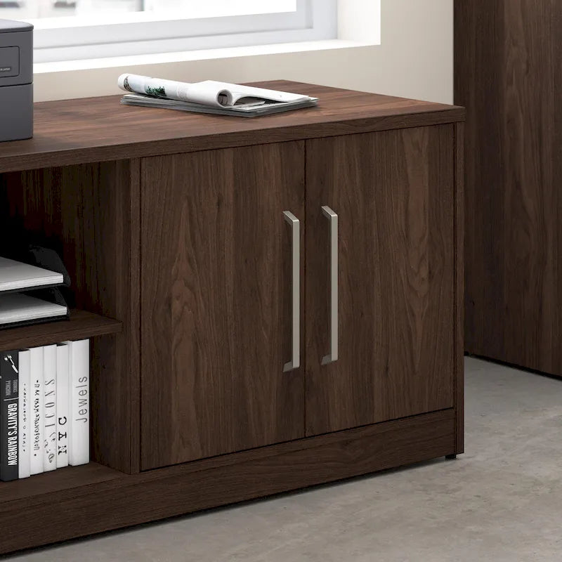 Bush Business Furniture Vista Low Storage Cabinet with Doors, Shelves