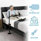 Able Life Universal Overbed Table, Adjustable Laptop Stand for Beds