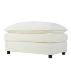 109.45 Chenille Upholstered U-Shaped Modular Sectional Sofa with Double-Layer Cushions, DIY Combination