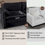 109.45 Chenille Upholstered U-Shaped Modular Sectional Sofa with Double-Layer Cushions, DIY Combination