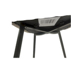 4 Piece Dining Chair Set Modern Kitchen Chairs with Black Metal Legs