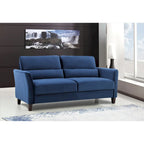 77.95 Mid Century Modern Upholstered Sloped Arms Living Room Sofa