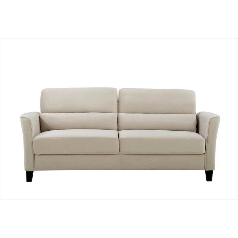77.95 Mid Century Modern Upholstered Sloped Arms Living Room Sofa