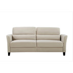 77.95 Mid Century Modern Upholstered Sloped Arms Living Room Sofa