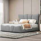 Full Size Upholstered Platform Bed
