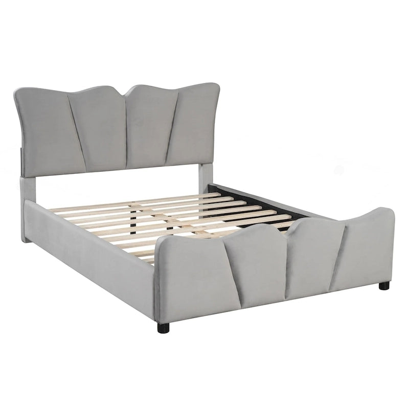 Full Size Upholstered Platform Bed
