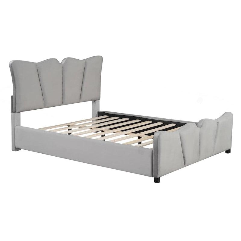 Full Size Upholstered Platform Bed