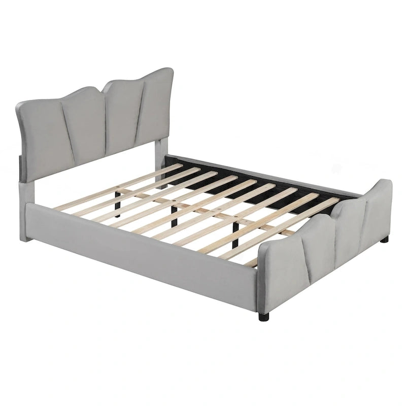Full Size Upholstered Platform Bed