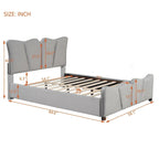Full Size Upholstered Platform Bed