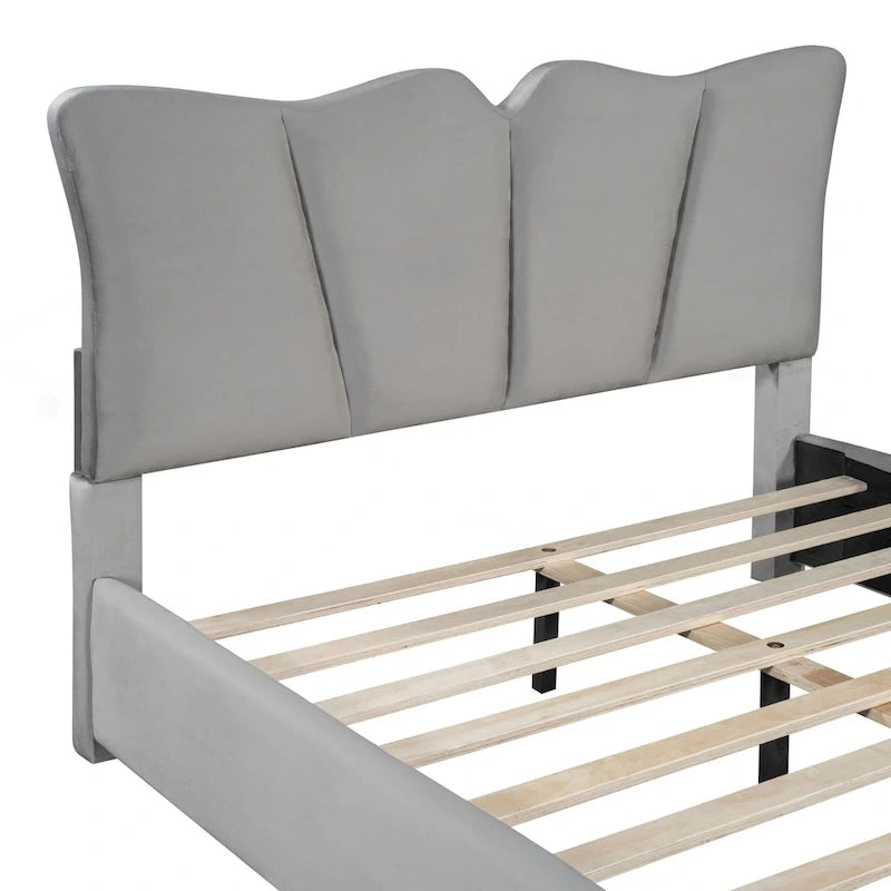 Full Size Upholstered Platform Bed