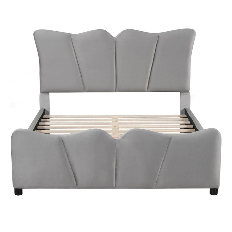 Full Size Upholstered Platform Bed