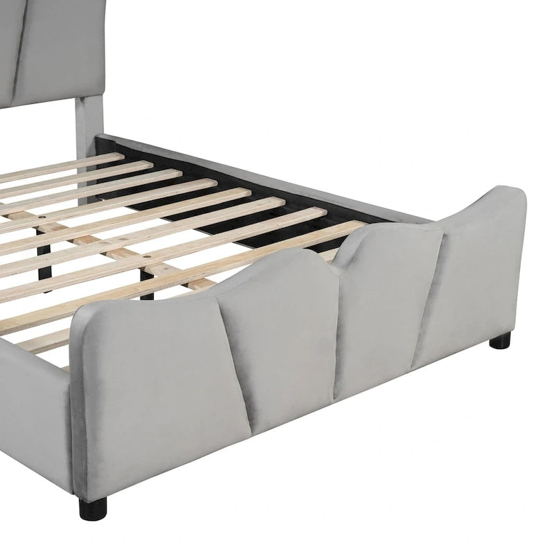 Full Size Upholstered Platform Bed