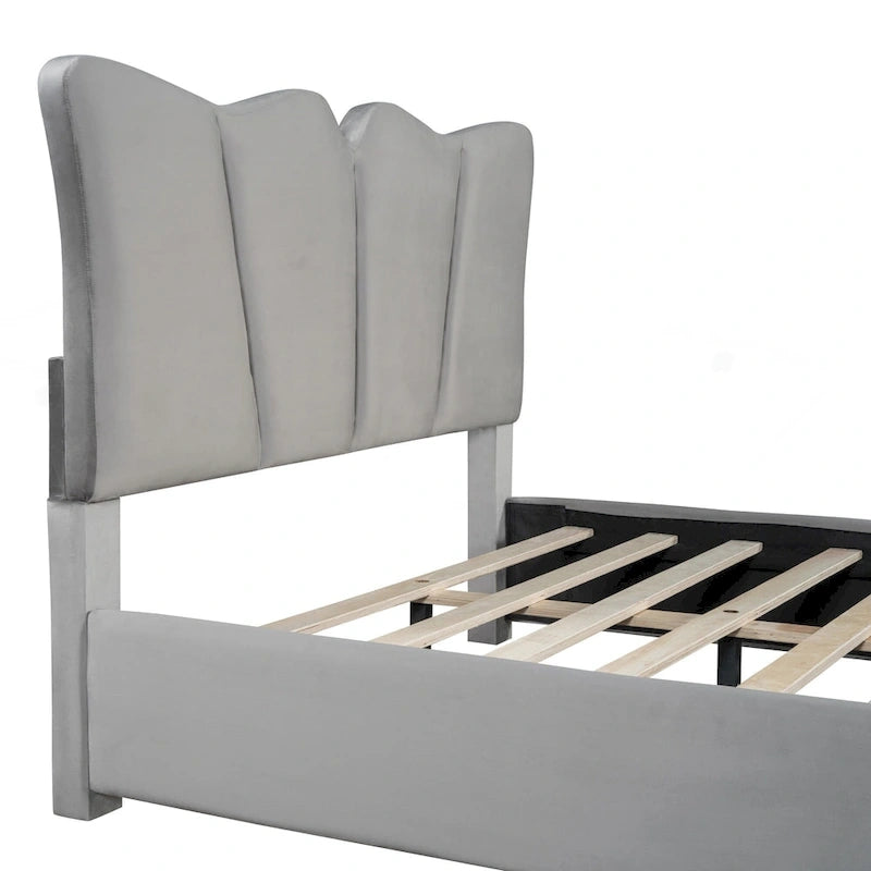 Full Size Upholstered Platform Bed