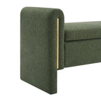 Christopher Knight Home - Athena Modern Teddy Fabric Bed-End Storage Bench with Arms