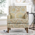 GDFStudio - Bella Modern Accent Chair for Living Room with Birch Legs and Comfortable Fabric Upholstery