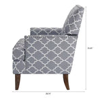 GDFStudio - Bella Modern Accent Chair for Living Room with Birch Legs and Comfortable Fabric Upholstery
