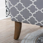 GDFStudio - Bella Modern Accent Chair for Living Room with Birch Legs and Comfortable Fabric Upholstery