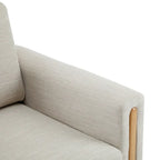 Christopher Knight Home - Harmonia Upholstered Armchair with Solid Wood Frame and Plush Cushioning