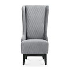 Christopher Knight Home - Evelyn High-Back Velvet Wingback Chair with Wooden Legs