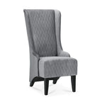 Christopher Knight Home - Evelyn High-Back Velvet Wingback Chair with Wooden Legs