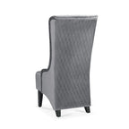 Christopher Knight Home - Evelyn High-Back Velvet Wingback Chair with Wooden Legs