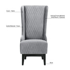 Christopher Knight Home - Evelyn High-Back Velvet Wingback Chair with Wooden Legs