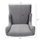Christopher Knight Home - Evelyn High-Back Velvet Wingback Chair with Wooden Legs