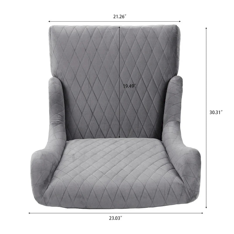 Christopher Knight Home - Evelyn High-Back Velvet Wingback Chair with Wooden Legs