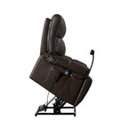 Christopher Knight Home - Power Lift Recliner Chair with Dual Motors, Massage, Heat, Cup Holders & Adjustable Phone Holder