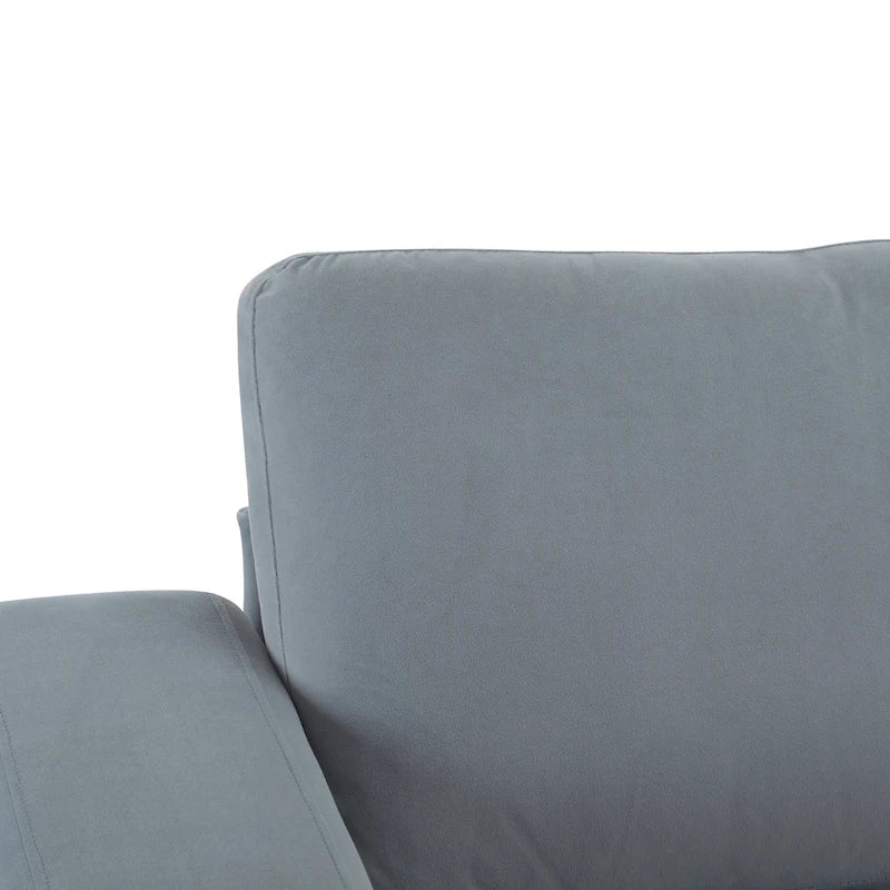 Christopher Knight Home - Grace 81 Modern Upholstery Sofa Loveseat with Square Arms