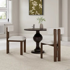 Astura Upholstered Dining Chairs, Iron Frame, Set of 2 by Christopher Knight Home