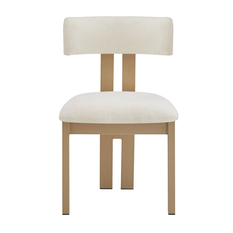 Astura Upholstered Dining Chairs, Iron Frame, Set of 2 by Christopher Knight Home