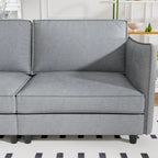 Christopher Knight Home - Hadley 74.27 Loveseat Sofa with Mid-Century Modern Design