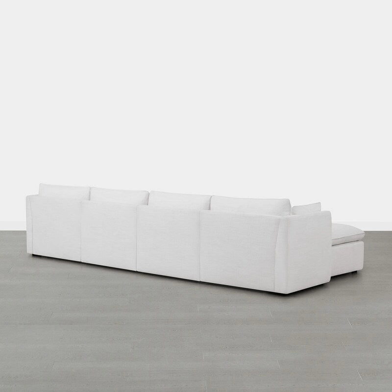 Cypress U-shape Sectional Couches Modular Sofa with Ottoman
