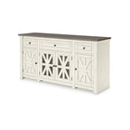 Signature Design by Ashley Bolanburg White/Gray 73 TV Stand for TVs up to 83 - 72.5 W x 20.25 D x 36.13 H